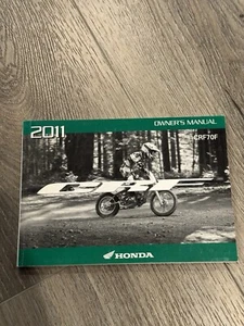 2011 HONDA OWNER'S MANUAL CRF70F NICE - Picture 1 of 2