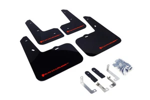 Rally Armor (MF24-UR-BLK/RD) UR Black Mud Flap w/ Red Logo - Foto 1 di 2