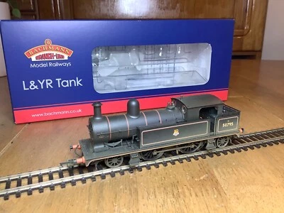 Bachmann 31-167DC BR 2-4-2 Aspinall L&YR Tank 50795 factory Weathered DCC Fitted - Image 1 of 4