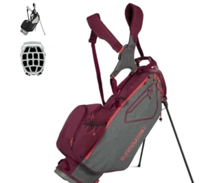 New Sun Mountain 3.5 LS 14-Way Women's  Stand Bag Cranberry Coral - Picture 1 of 1