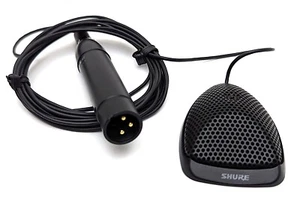 Shure MX391/0 Omnidirectional Condenser Microphone with Microflex XLR Adapter - Picture 1 of 13