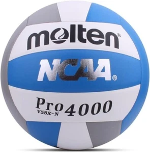 Molten Volleyball Standard Volleyball Soft PU Leather Training Ball Size5 V58X-N - Picture 1 of 8