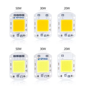 COB LED Lamp Chip 50W 30W 20W 110V 220V DIY LED Bulb Flood Light Diode Spotlight - Picture 1 of 5