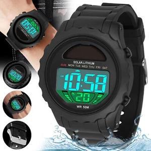 Orologio da polso uomo militare tattico LED digitale sportivo impermeabile retroilluminazione - Foto 1 di 16