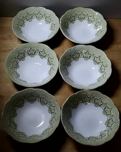 Set of 6 Vtg. J & G Meakin England Sterling Edinburgh Soup/ Side Dish Bowls 6" - Picture 1 of 4