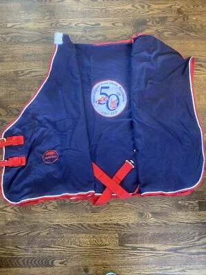 WeatherBeeta IHSA Prize Sheet-Navy/Red/White- 78” - Image 1 of 4