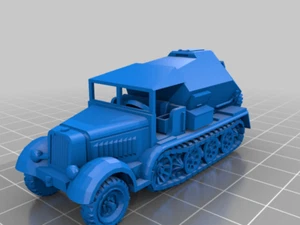 15mm/ 1:100th Resin WW2 Sd.Kfz 7/3 feuerleitpanzer - Picture 1 of 1