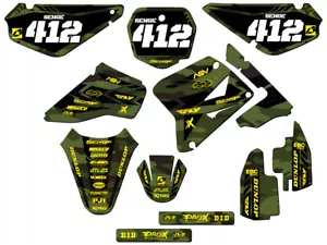 2001-2004 RM 85 APACHE Green Senge Graphics Kit Compatible with Suzuki - Picture 1 of 10
