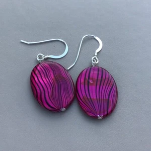 Mother of Pearl Earrings - Sterling Silver earwires- Made in Ireland - Picture 1 of 4