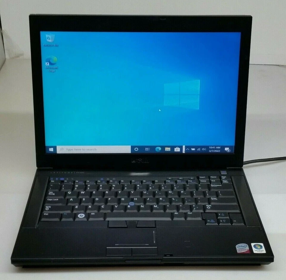 Dell Latitude E6400 E6500 Core 2 Duo P8400 @ 2.26GHz 4GB RAM 250GB HDD Win 10 - Image 1 of 4