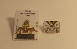 Vintage 1984 Sam The Olympica Eagle & Opening Ceremony Pin(s) - Bild 1 von 5