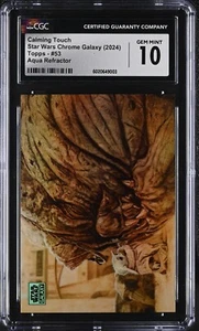 Star Wars Chrome Galaxy (2024) Calming Touch /199 Aqua Refractor - Picture 1 of 2