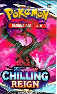 POKEMON SWSH Chilling Reign AMPLIFICADOR VACÍO - SIN TARJETA DENTRO - COMO NUEVO - Imagen 1 de 2
