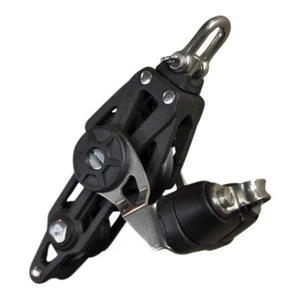 Seilrollenblock, Segel Leichtgewicht Flaschenzug Block Violine, Cleat & Becket 10mm - Bild 1 von 2