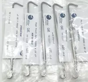 Sklar 78-1113 Hupp Trach Retractor 3 Prong Sharp & Hook 6" - LOT of 5 - NEW - Picture 1 of 3