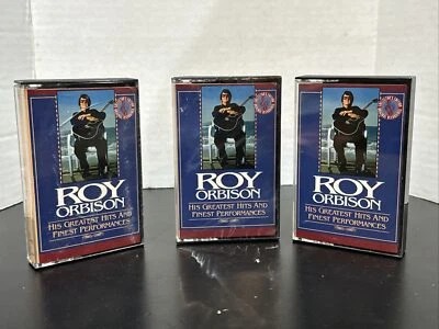 Roy Orbison “His Greatest Hits & Finest Performances”  1-3 Cassettes New - Image 1 of 4
