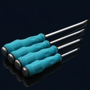 Through-Core With Magnetic Cross/Slotted Blade Screwdriver Chrome Vanadium Steel - Picture 1 of 8