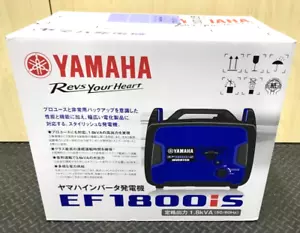 YAMAHA EF1800iS Portable Gasoline Inverter Generator 1.8kVA 100V New In Box JP - Picture 1 of 3