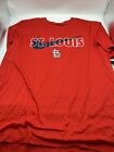 Nike St. Louis Cardinals Size Xl T-Shirt N199-62Q The Nike Tee Standard Fit Red