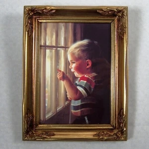 Pemberton Oakes Daddys Home Framed Lithograph Donald Zolan Military NIB COA - Picture 1 of 5