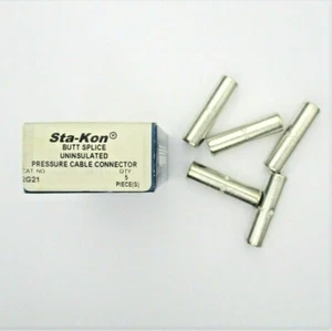 Box/5 Thomas & Betts Sta-Kon 2G21 Butt Splice 2-1 AWG - Picture 1 of 3