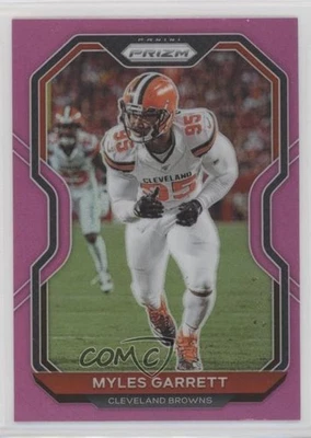 2020 Panini Prizm Pink Prizm Myles Garrett #62 - Image 1 of 2