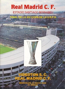 FINAL COPA UEFA 1985 Real Madrid v Videoton - Imagen 1 de 1