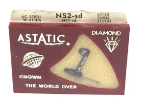 Astatic N52-sd AC-358DI W-313DS 601SD 789DS 2124DS Diamond / Sapphire stylus - Picture 1 of 2