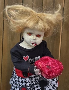 Horror Zombie gruselige Künstlerpuppe "Sally" Halloween gruselig gruselig OOAK - Bild 1 von 9