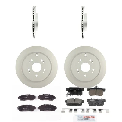 Bosch QuietCast Ceramic Brake Pad and Rotor Kit For 07-12 Honda CR-V Acura RDX - Image 1 of 4
