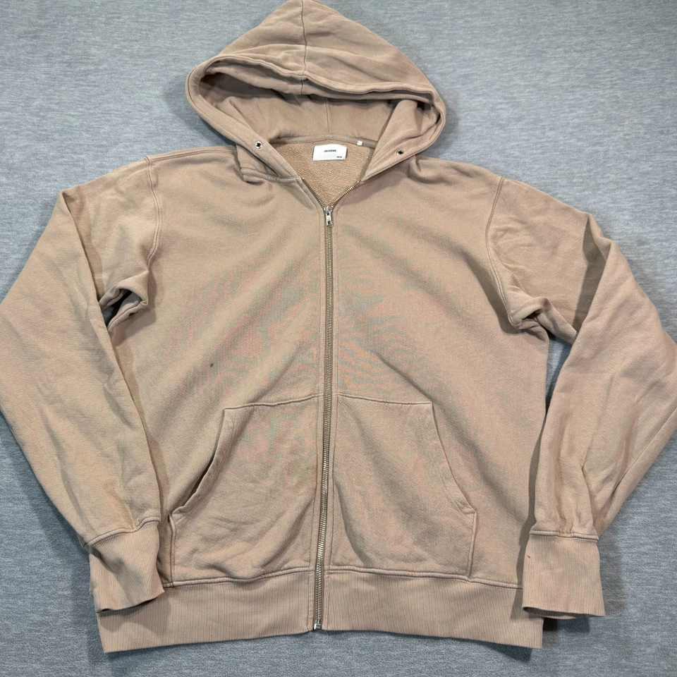 Sudadera con Capucha Joah Marrón Mujer Talla Única Beige Cremallera Calce Relajado Minimalista Informal Foto 1 de 4