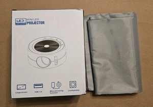 Mini Led Projector With Fabric Screen - Picture 1 of 4