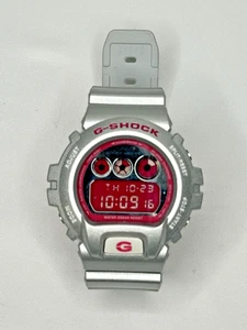 Casio G Shock DW-6900CB-8 Silber Armband Pink/Silber Herrenuhr NEUE BATTERIE! - Bild 1 von 7