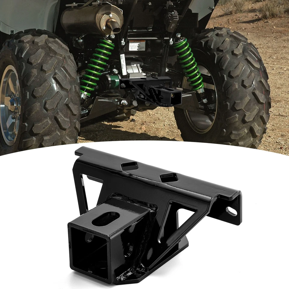 Engate receptor traseiro 2" aço resistente Kawasaki Brute Force 650/750 2005-25 - Imagem 1 de 4