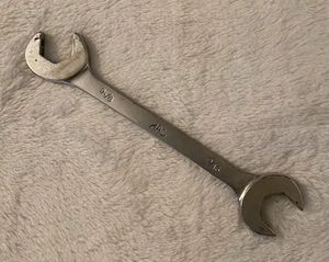 Mac Tools 9/16" 9/16 SAE Chrome 4 Way Angle Head Open End Wrench DA18 DA 18 - Foto 1 di 6