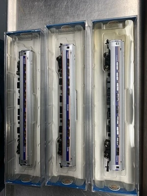 Set of 3 Bachmann Amfleet Cars N Scale Phase IV - Image 1 of 2
