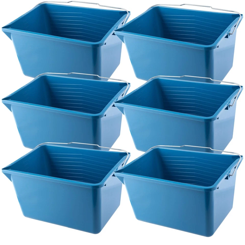 Seau de peinture KADAX, seau de peinture carré en plastique, seau - Photo 1/1