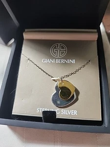 Argento sterling. COLLANA CIONDOLO di GIANI BERNINI 16" NUOVA CON ETICHETTA R120 - Foto 1 di 5