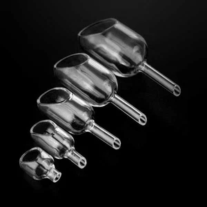 Various Sized Round Glass Weighing Boats Transfer Funnel Science Lab Supplies - Picture 1 of 6