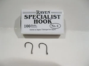 Raven Specialist Hooks # 6, 100 ct Box - Picture 1 of 2