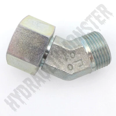 HYDRAULIKMONSTER® Hydraulik Winkelverschraubung 45° EW EVW EWV Verschraubung DKOL metrisch