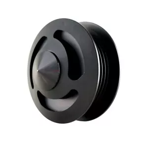 CBM-10511-2-B-KI CBM 6 COSTILLAS BILLET LS POLEA CAMARO/GTO NEGRO - Imagen 1 de 1