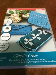 Husqvarna Viking Embroidery Album Classic Cases book booklet CD & Disc - Picture 1 of 3