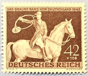 Deutsches Reich, Michel 854, Das Braune Band Von Deutschland 1943 postfrisch - Bild 1 von 1