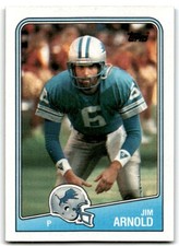 1988 Topps Jim Arnold Football Cards #379