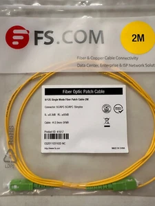 Cavo patch fibra ottica semplice modalità singola 2M/6,56ft SC/APC-SC/APC 3 confezioni #60e - Foto 1 di 2