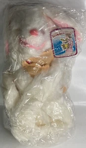 Vintage 1980 New Old Stock Furry Huggem’s Large 38” White Rabbit Wrap Handpuppe - Bild 1 von 5
