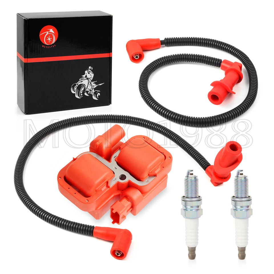 Bobina de encendido y tapa de bujía con cable para Polaris RZR S 4 800 EFI 2008 2009 2010 Foto 1 de 4