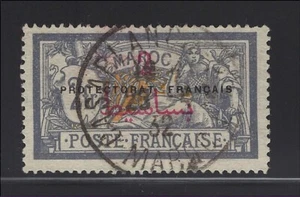 French Morocco Scott # 53 Used Surcharged Single 1914 - Picture 1 of 1