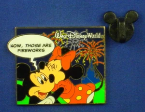 Mickey and Minnie Mouse Now Those Are Fireworks Comic LE OC Pin # 38566 - Picture 1 of 4